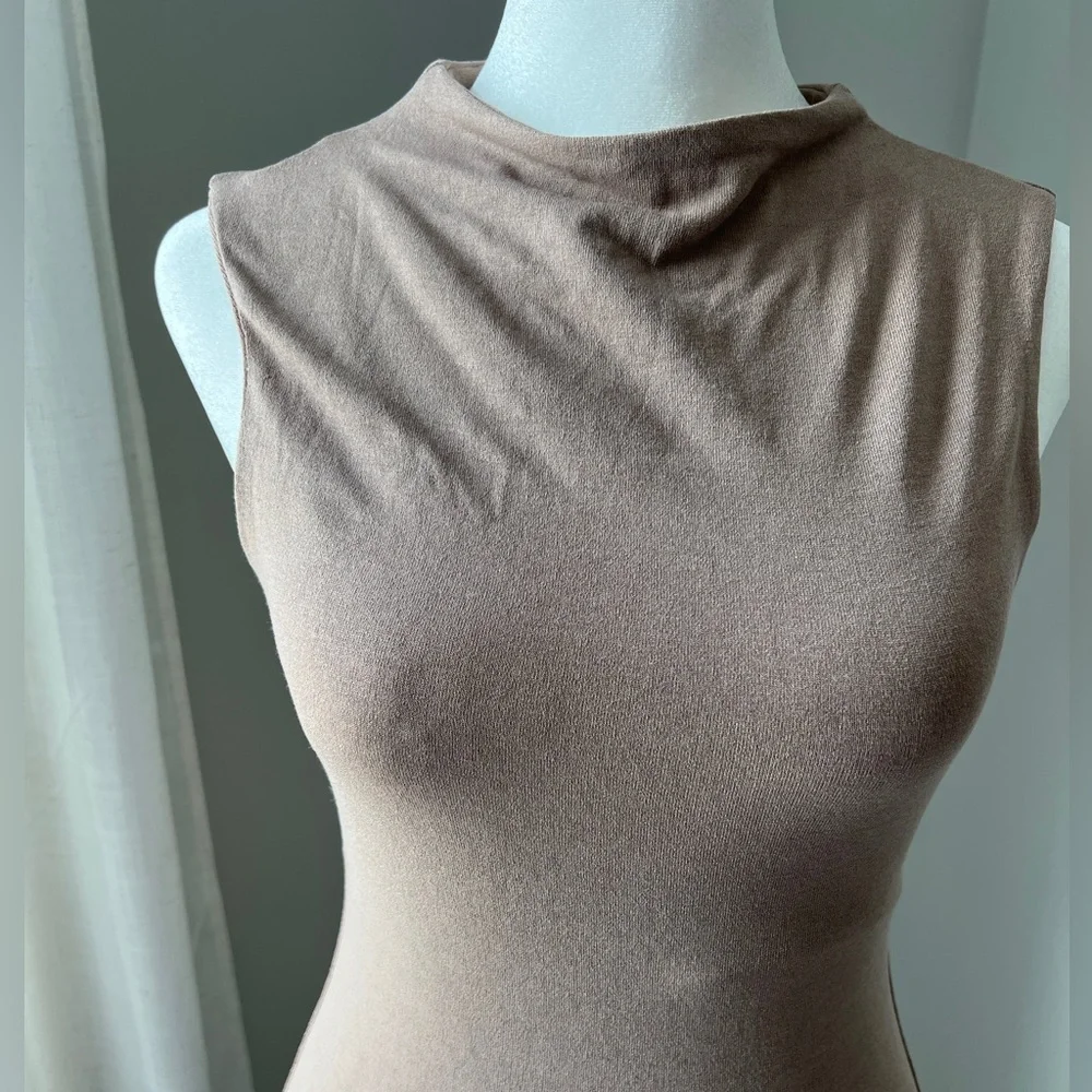 Woman's Matte Collection Body Con Dress - Picture 3 of 5